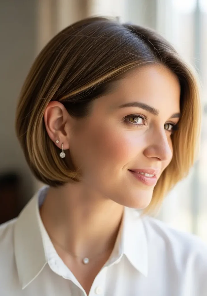 Tucked Behind Ear Bob