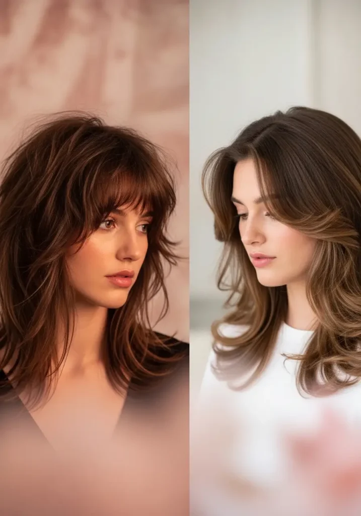 Wolf Cut vs Butterfly Cut for Romantic Softness
