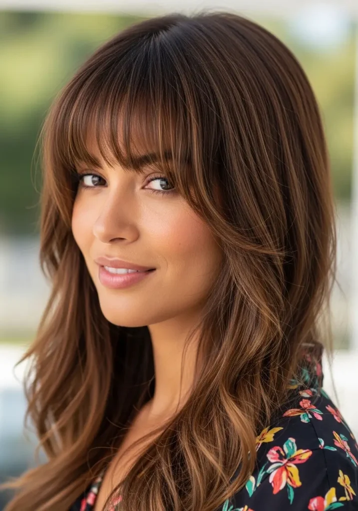 Airy See Through Bangs