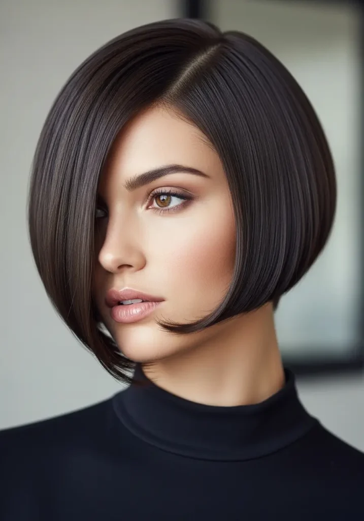 Angled Bob with Subtle Shape