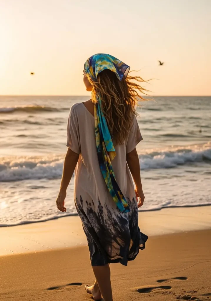 Beachy Bandana Waves