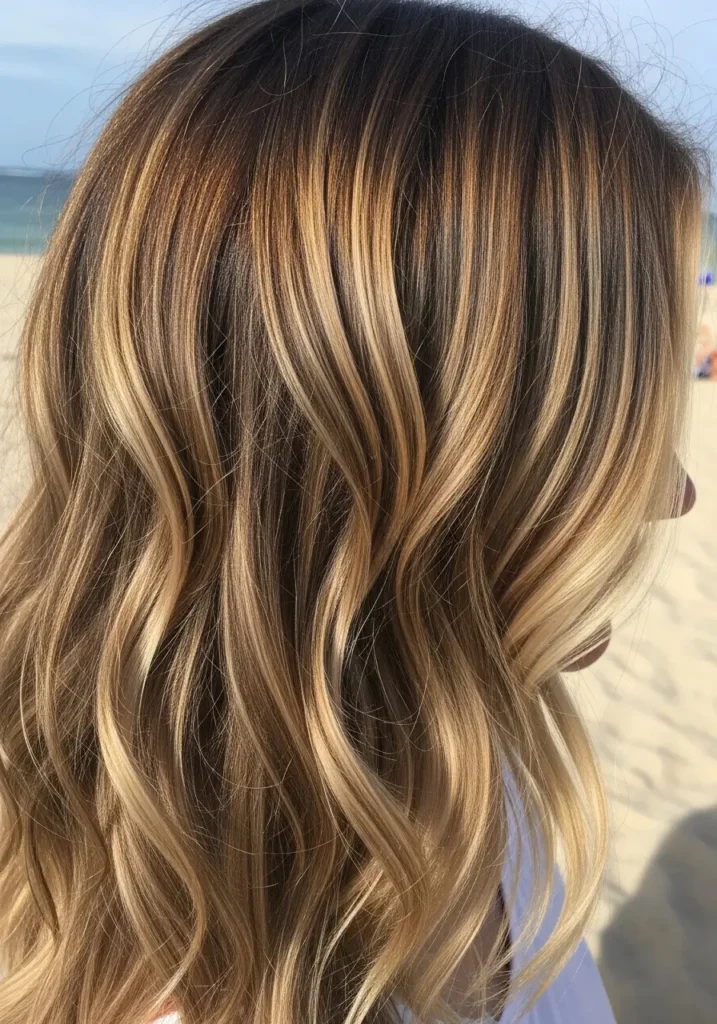 Beachy Dirty Blonde Texture