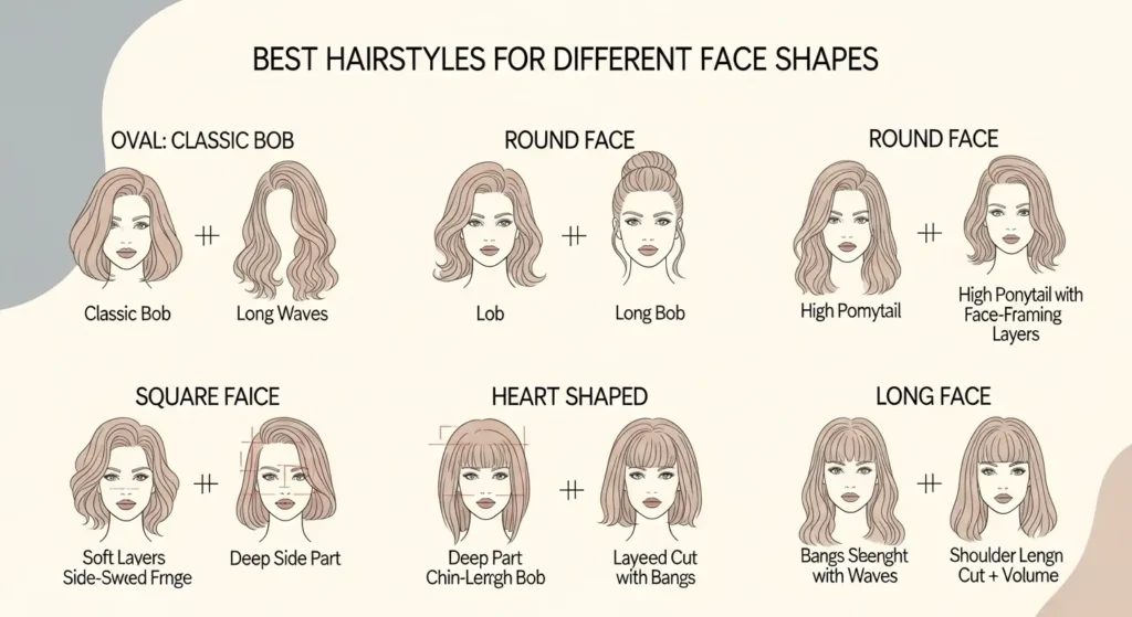 Best Hairstyles for Different Face Shapes