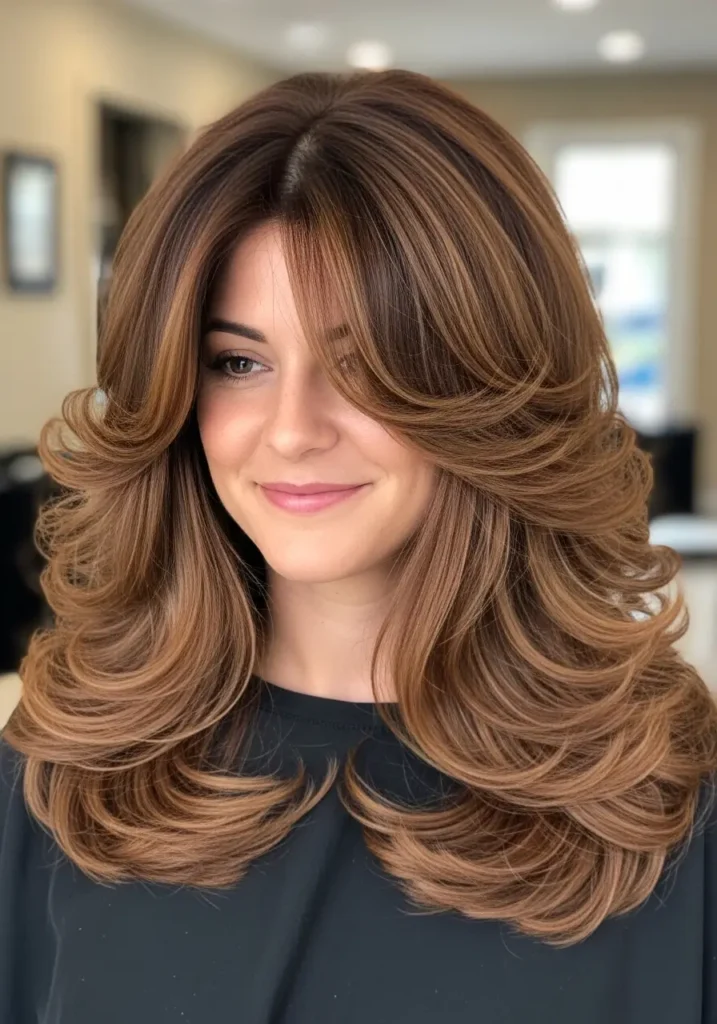 Blended Layered Cut With Volume Ends