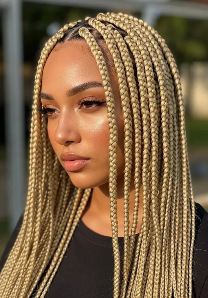 Blonde Box Braids