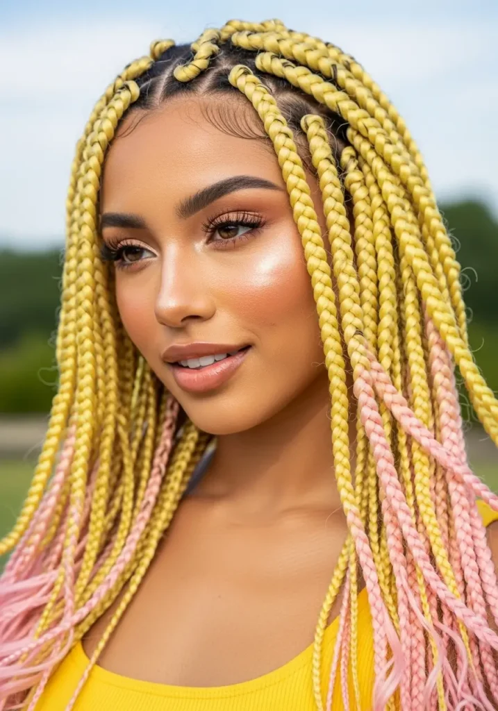 Blonde Lemonade Braids