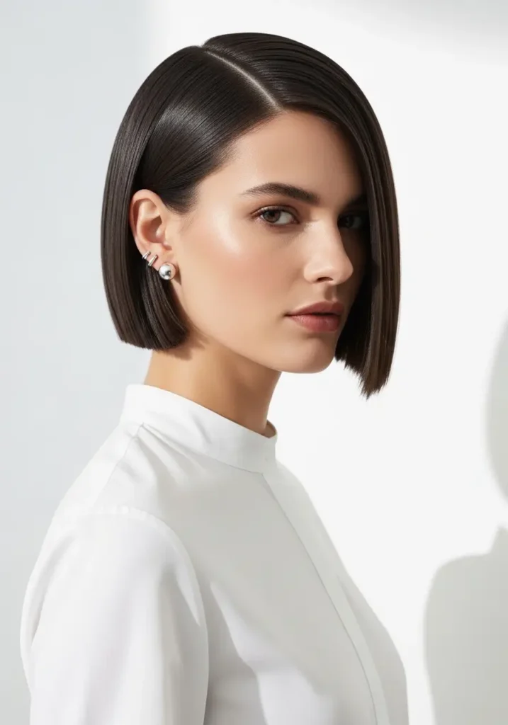 Blunt Bob for Clean Minimal Style
