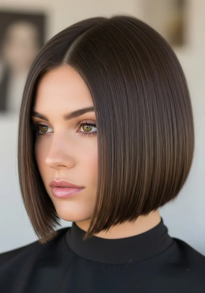 Blunt Chin-Length Bob