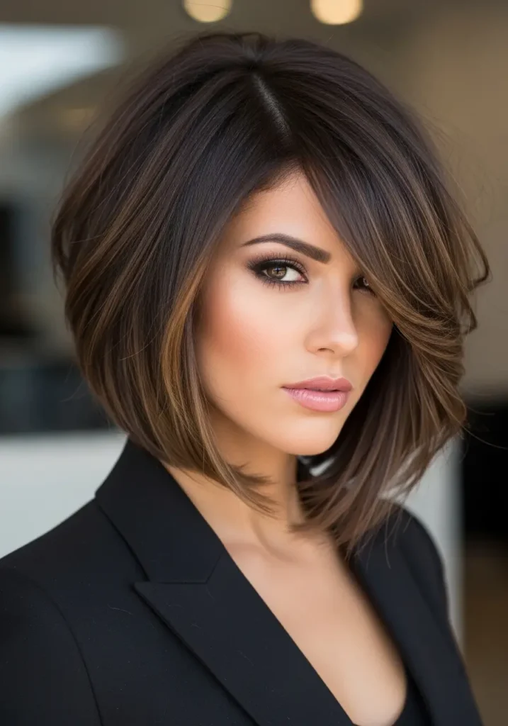 Blunt Edge Choppy Bob