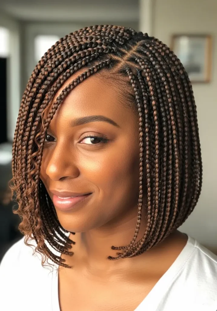 Bob Length Box Braids