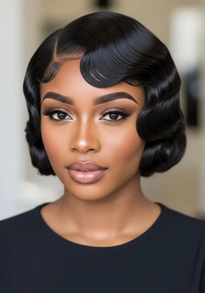 Bob with Finger Waves