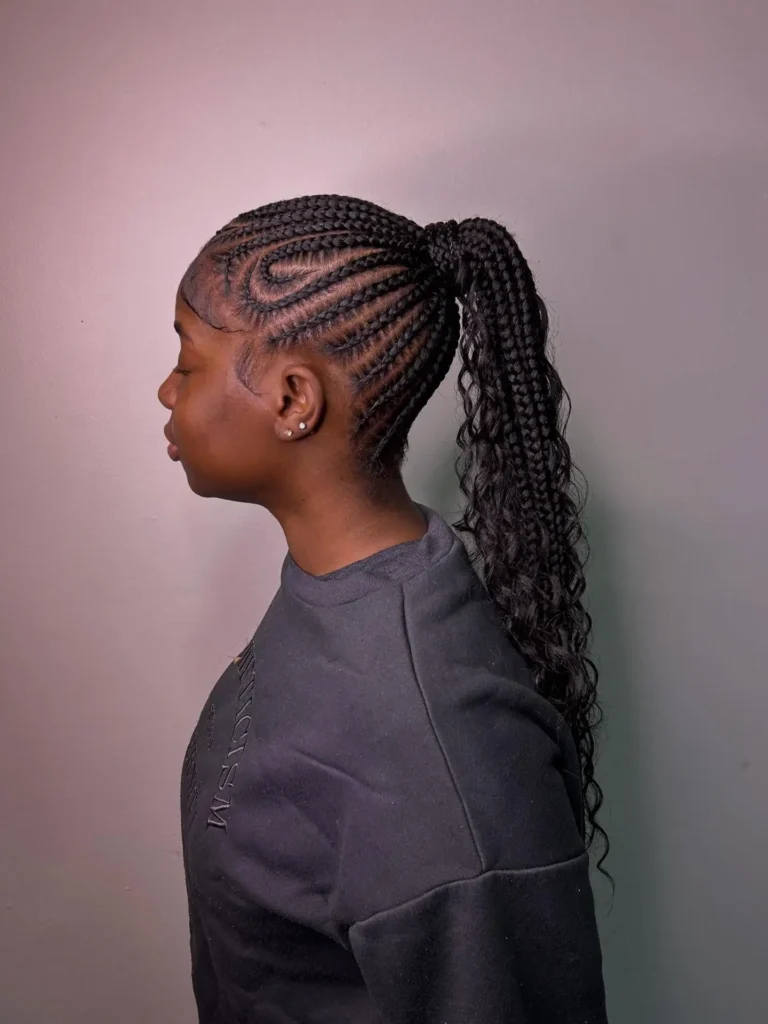 Boho Braided Ponytail