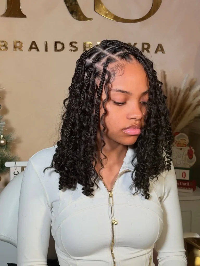 Boho Knotless Braids
