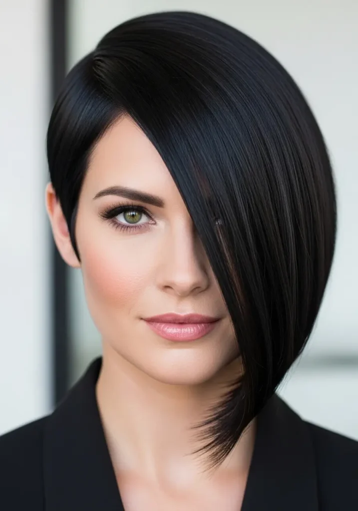 Bold Asymmetrical Bob