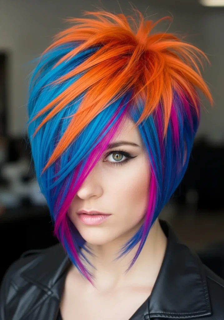 Bold Color with Edgy Layers