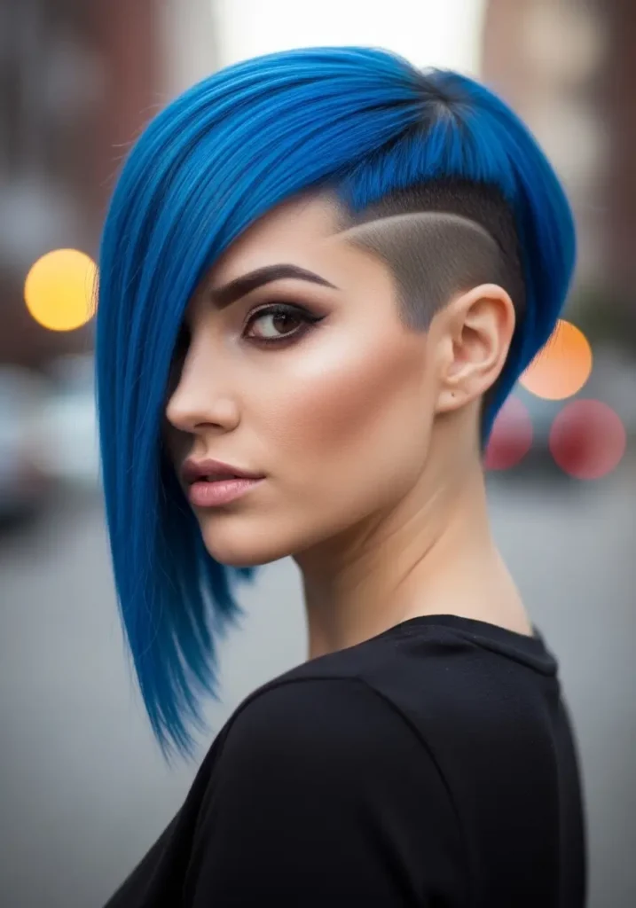 Bold Undercut Bob