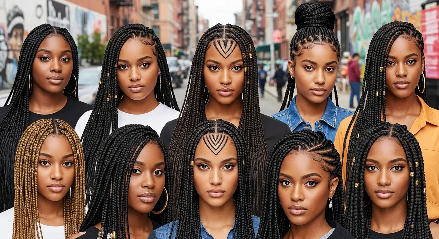 Box Braids Hairstyles for Black Women in the USA