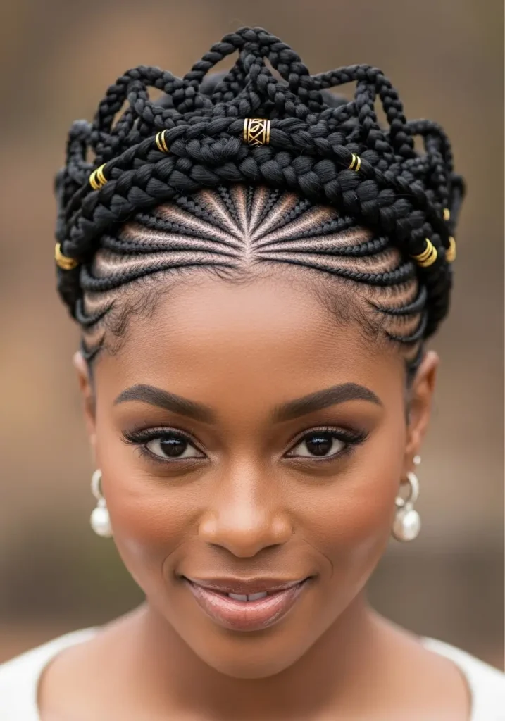 Braided Crown Style