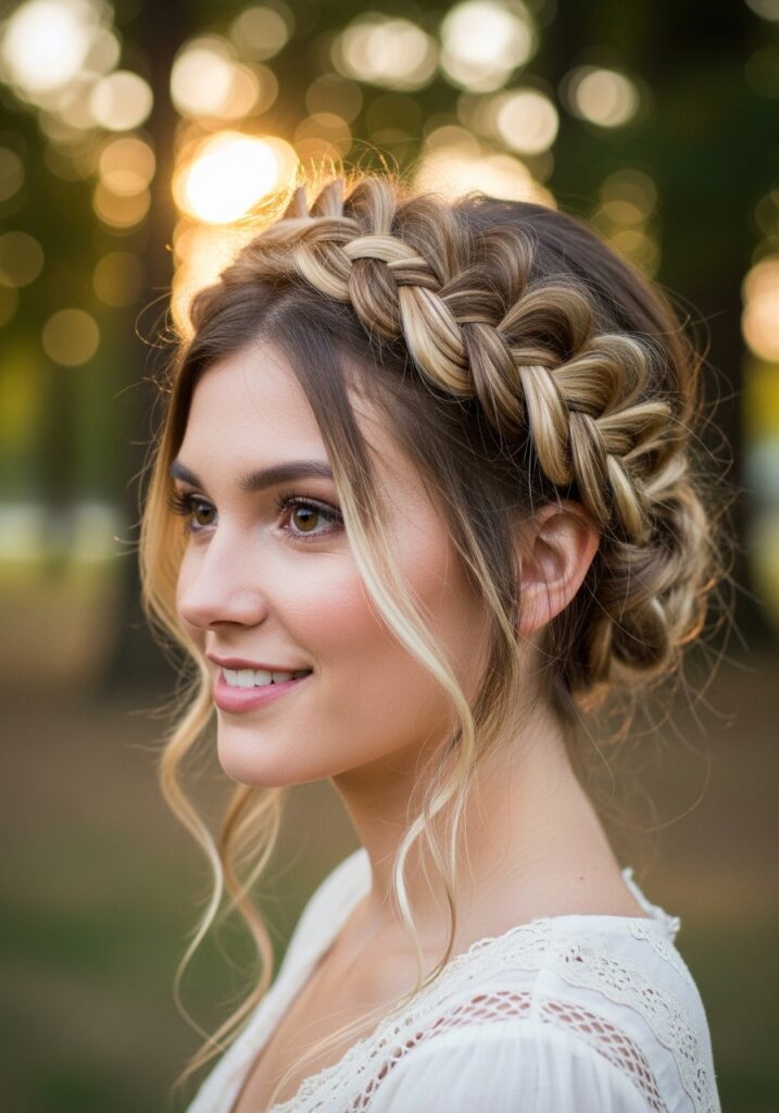 Braided Crown Style