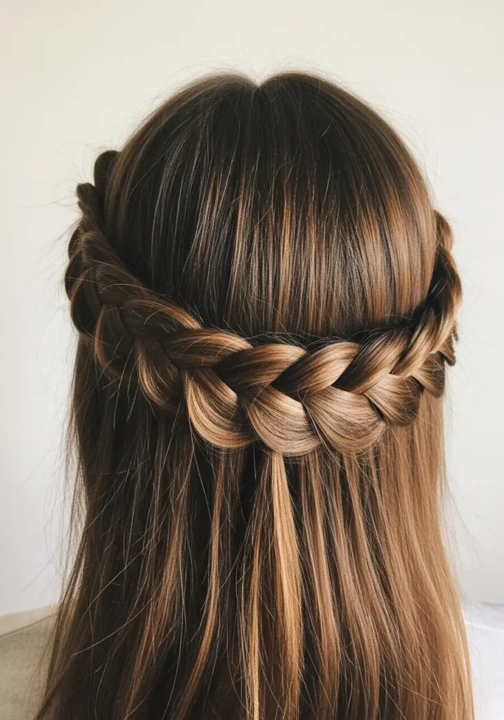 Braided Crown Style