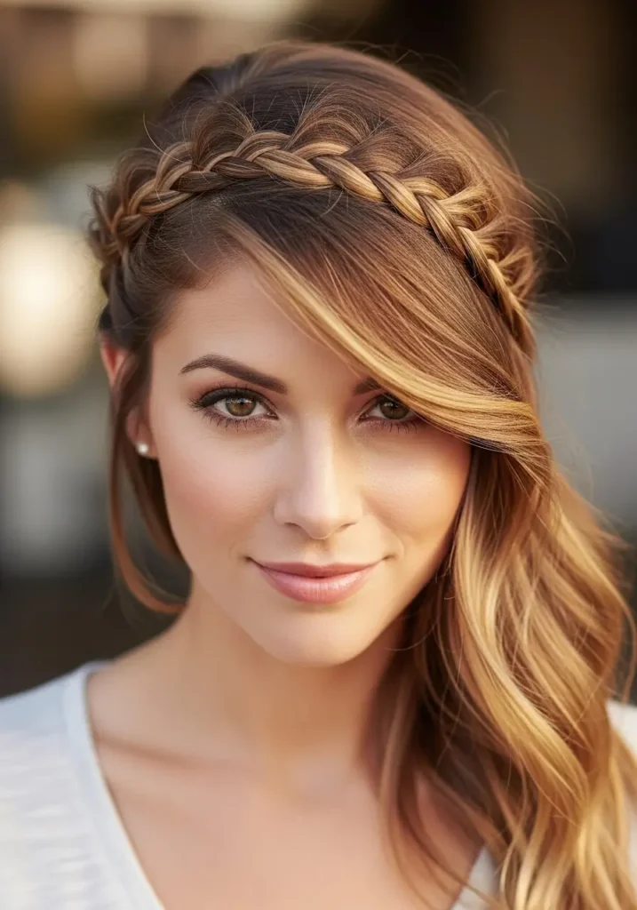 Braided Side Sweep for Gentle Everyday Style