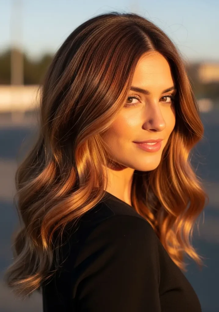 Bronze Glow Balayage Finish