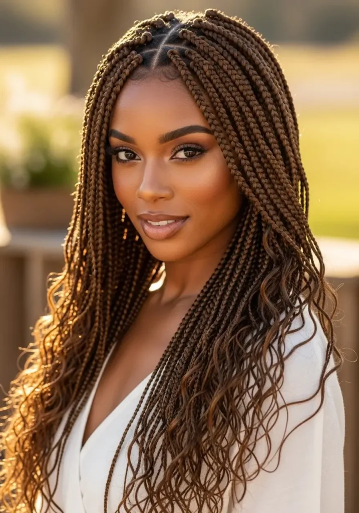 Brown Boho Braids