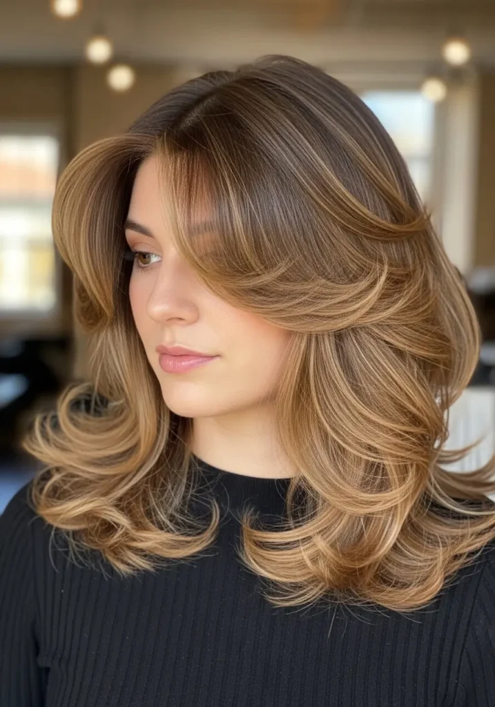 Butterfly Cut with Romantic Volume