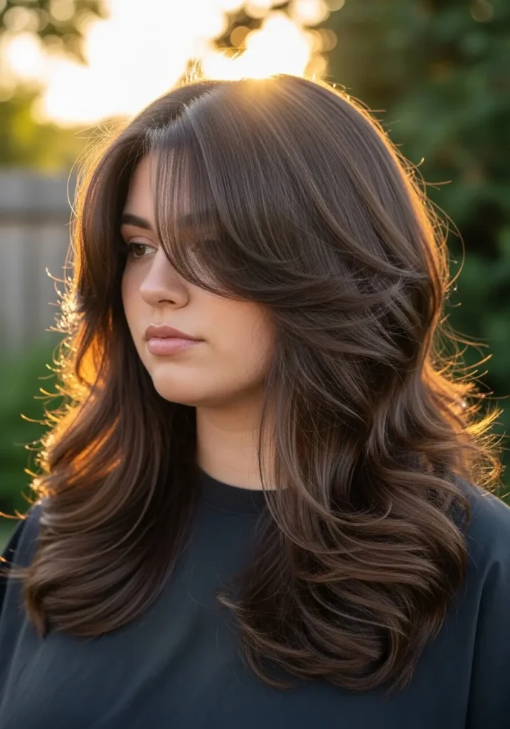 Butterfly Layers for Thick Hair Flow