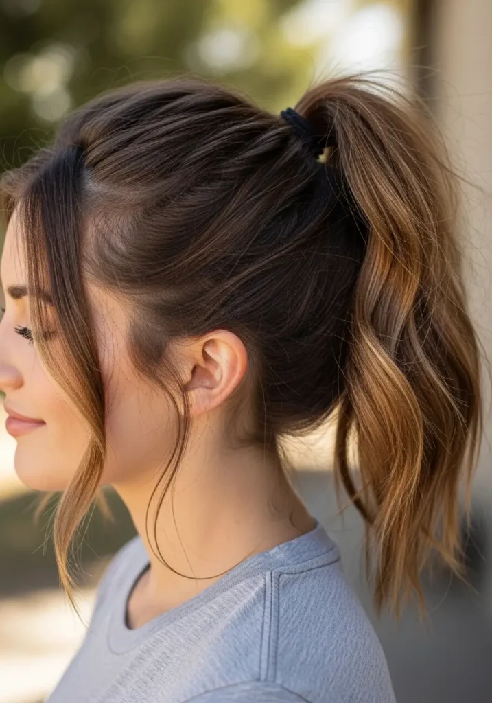 Casual High Ponytail