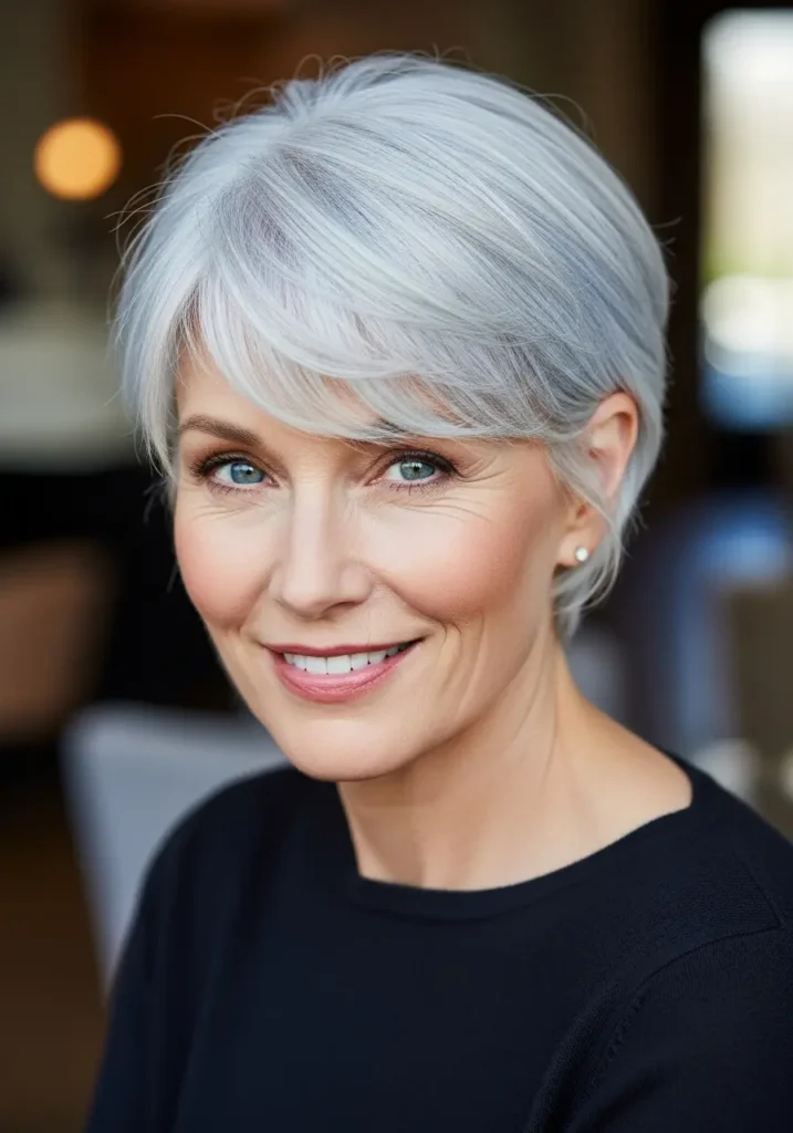 Chic Pixie With Wispy Bangs