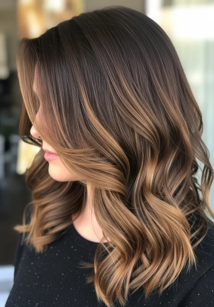 Chocolate Brown Melt Balayage