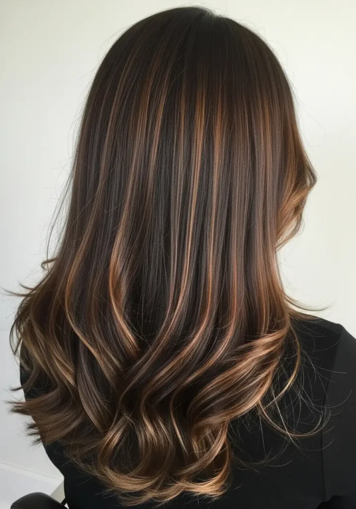 Chocolate Brown with Subtle Mocha Ribbons