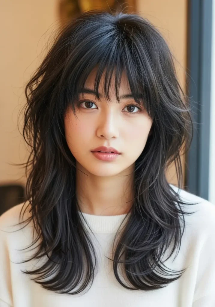 Classic Korean-Inspired Wolf Cut