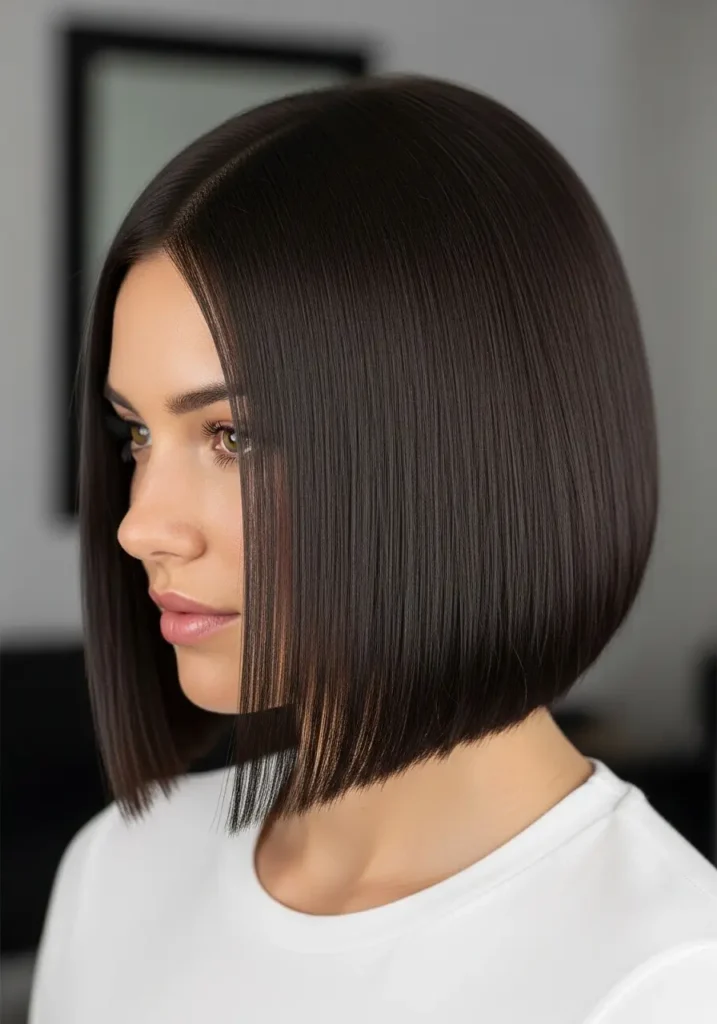 Classic One-Length Blunt Bob
