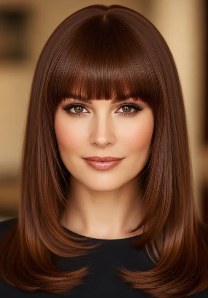 Classic Straight Across Bangs