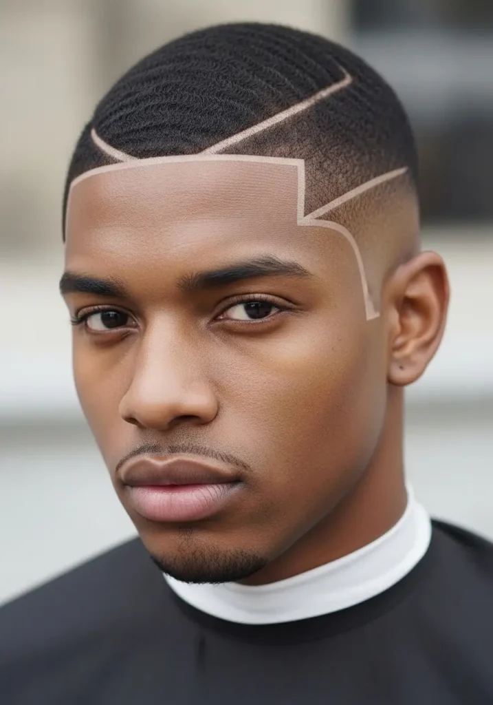 Clean Buzz Cut with Sharp Line Up