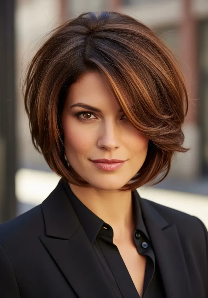 Confident Layered Bob