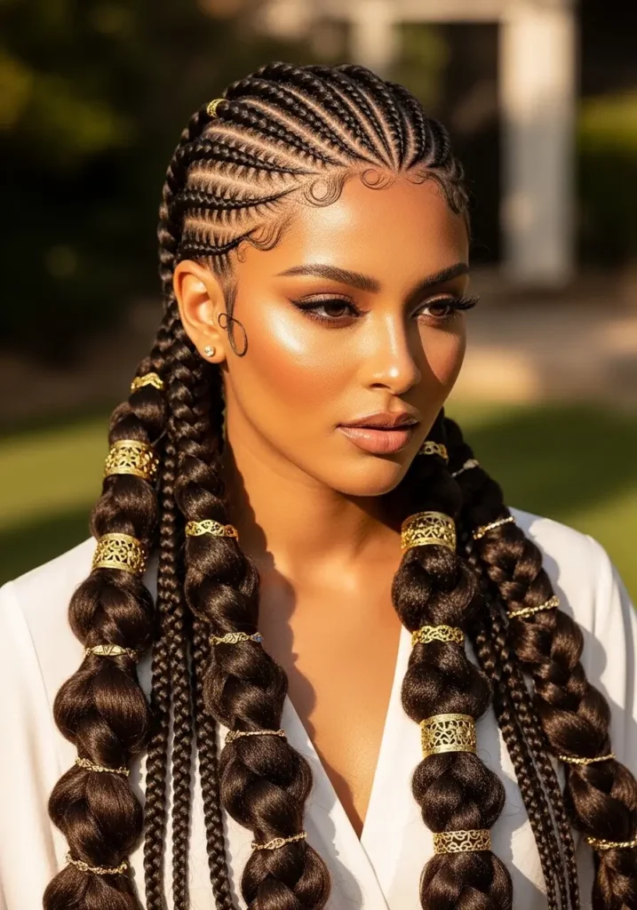 Cornrow Goddess Braids