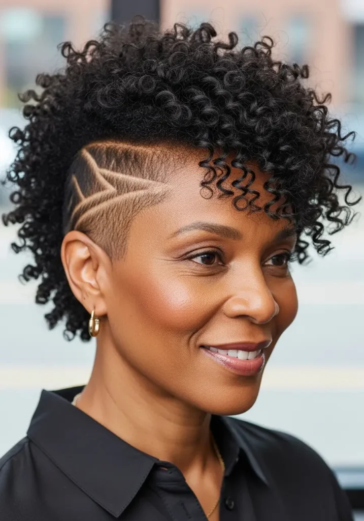 Curly Undercut