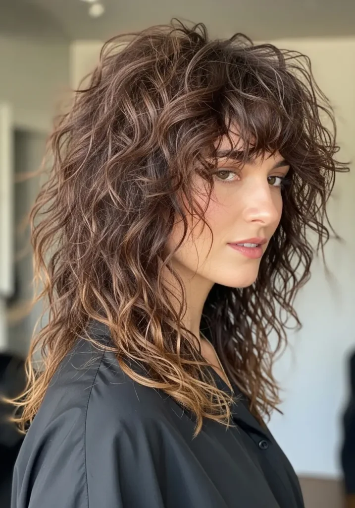 Curly Wolf Cut Energy