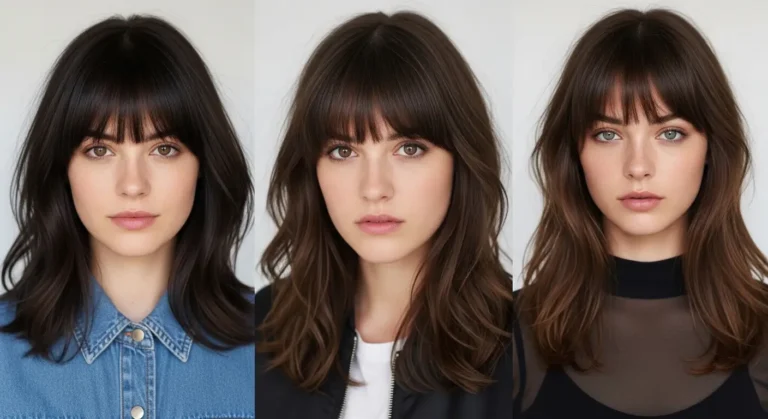 Curtain Bangs Look That Instantly Change Your Style