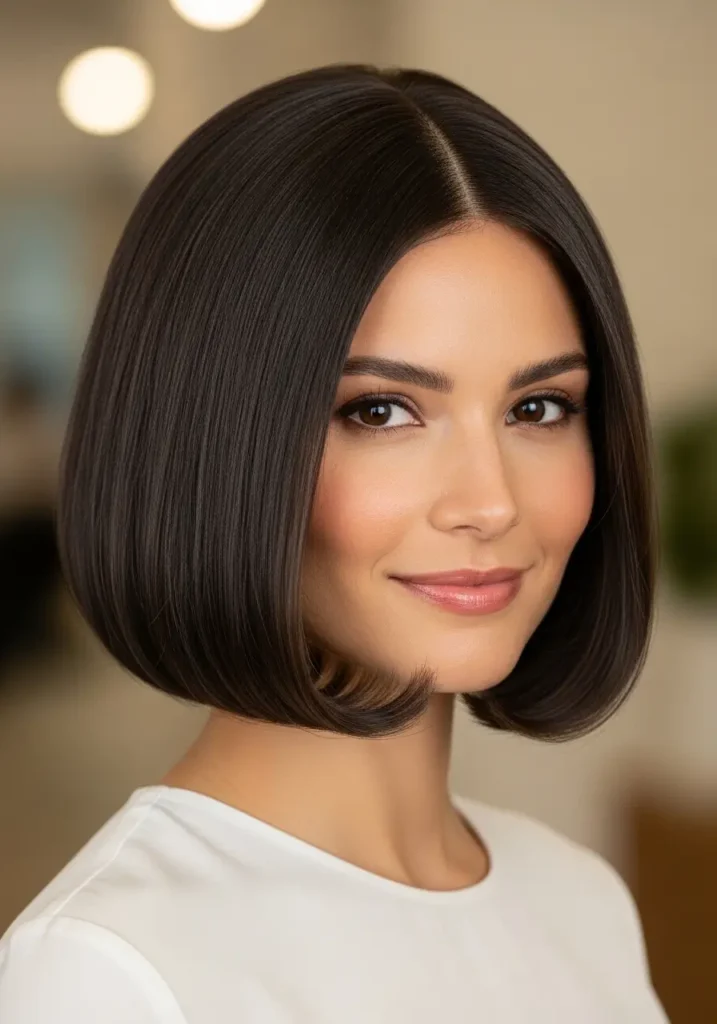 Curved Bob Cut