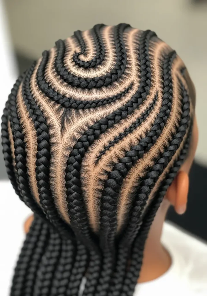 Curved Cornrows