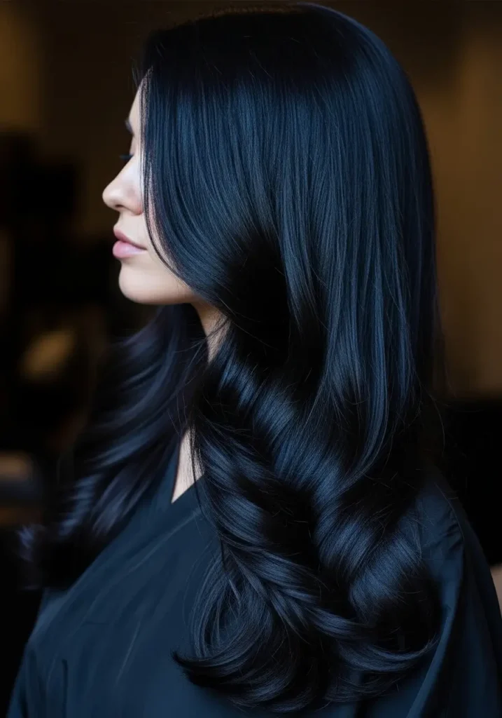 Deep Midnight Black Shine