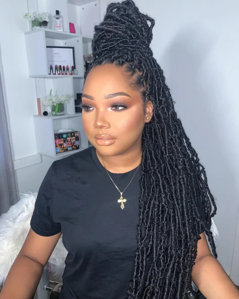 Distressed Faux Locs