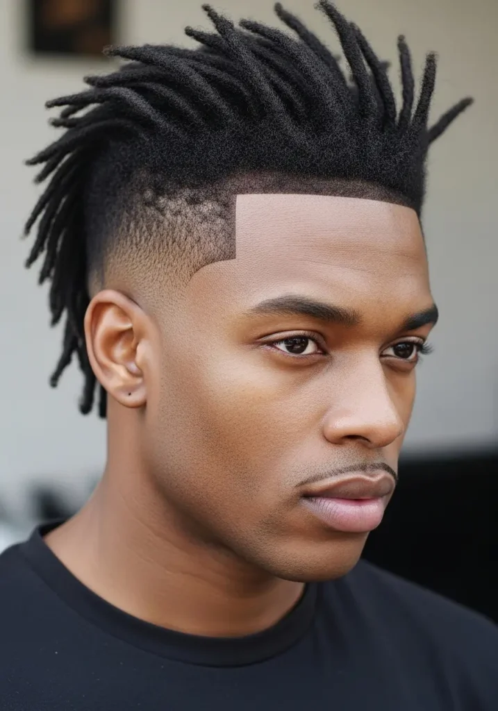 Drop Fade Short Dreads