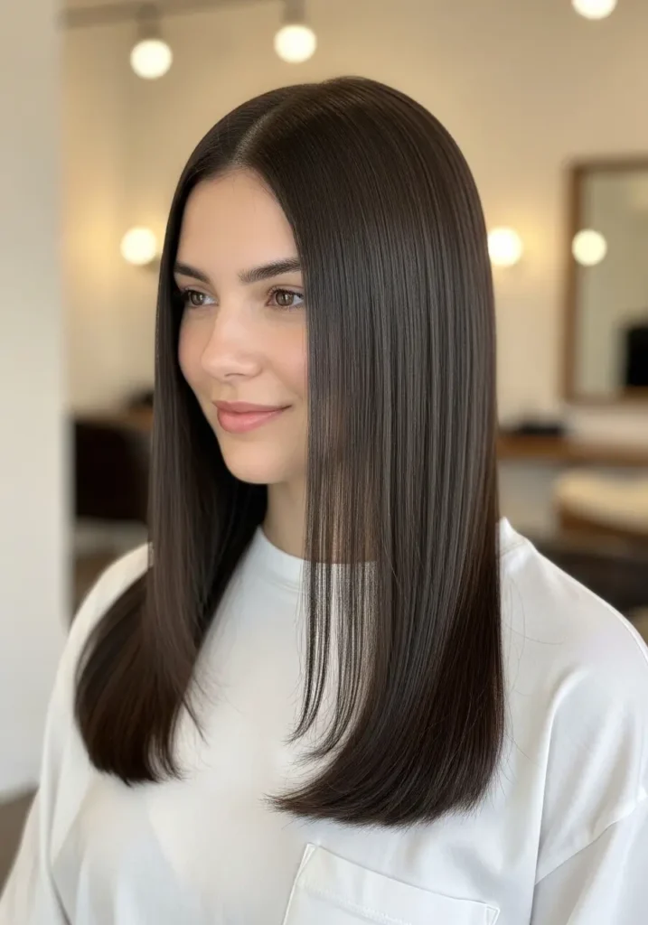 Easy Long Straight Cut