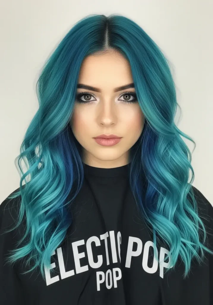 Electric Teal Pop