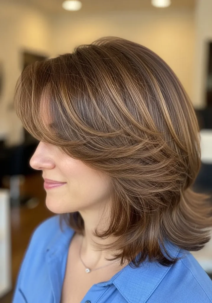 Feathered Shoulder Cut